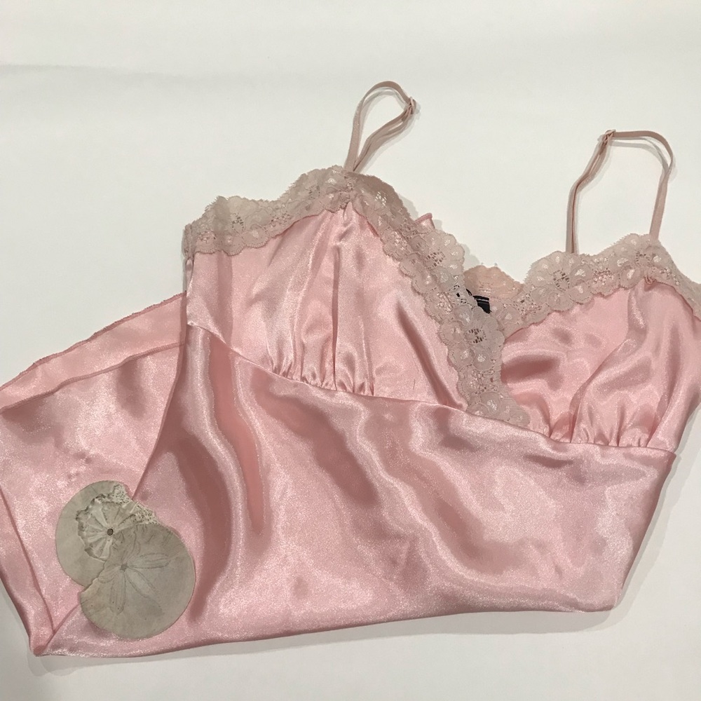 Blush pink lingerie cami